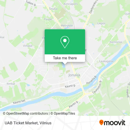 Карта UAB Ticket Market