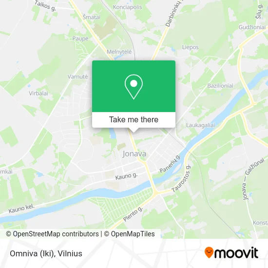 Карта Omniva (Iki)
