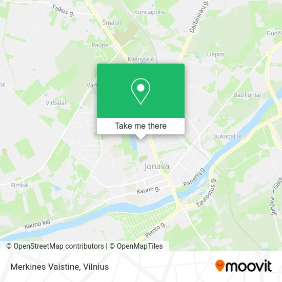 Карта Merkines Vaistine