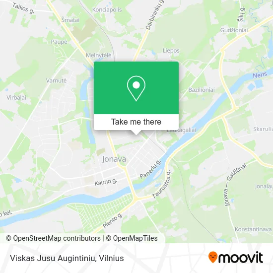 Карта Viskas Jusu Augintiniu