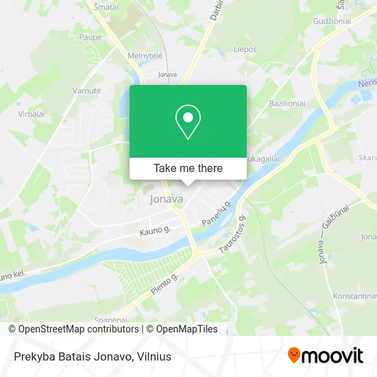 Карта Prekyba Batais Jonavo