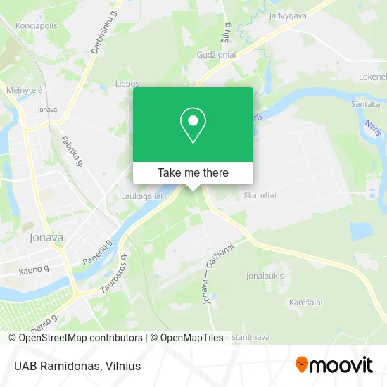 Карта UAB Ramidonas