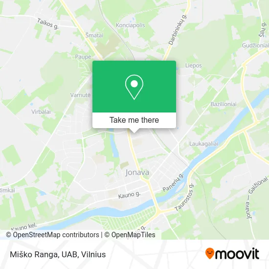 Карта Miško Ranga, UAB