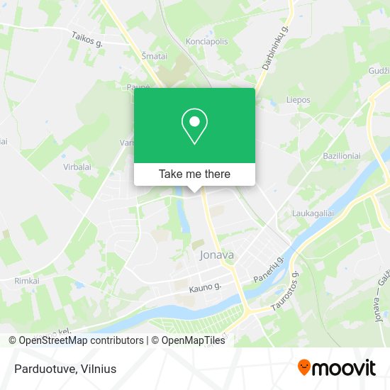 Карта Parduotuve