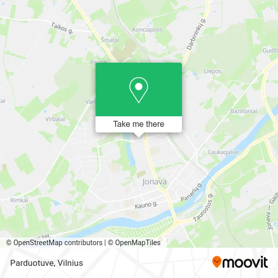 Карта Parduotuve