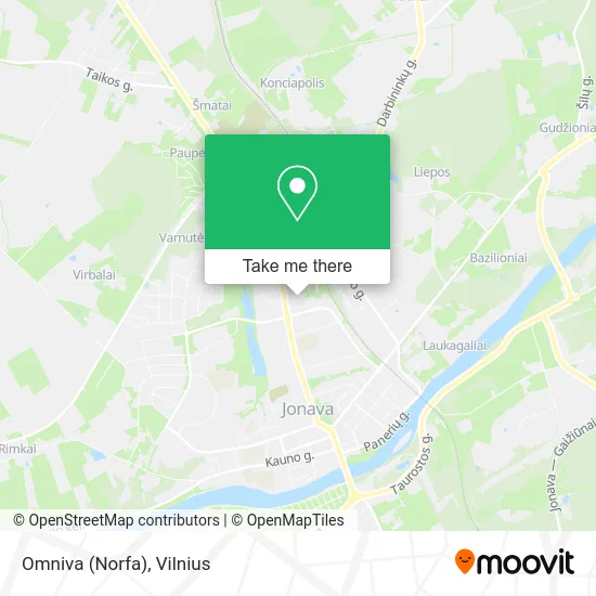 Карта Omniva (Norfa)