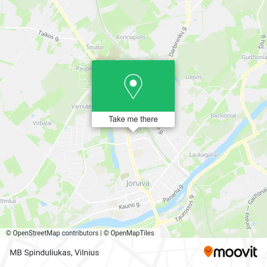 Карта MB Spinduliukas