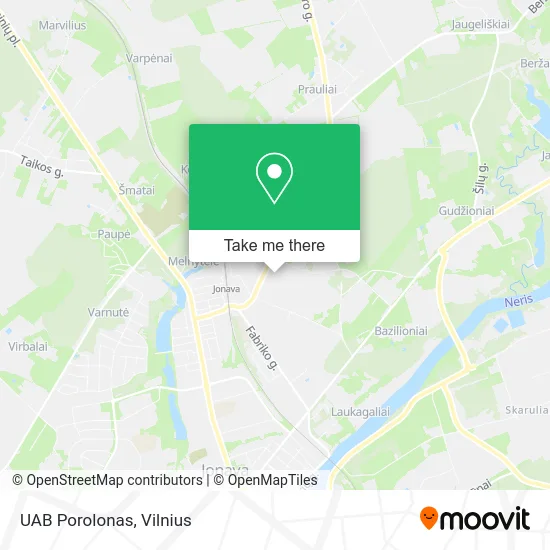 Карта UAB Porolonas