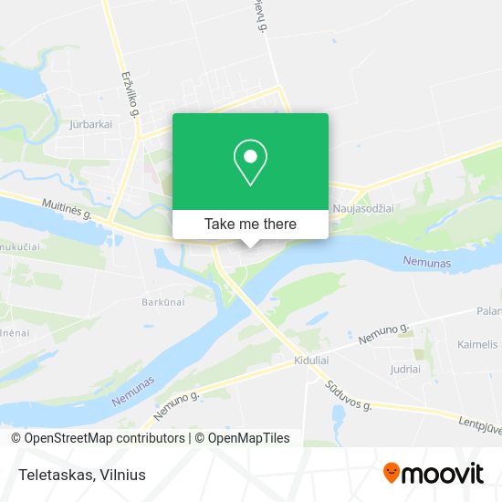 Карта Teletaskas