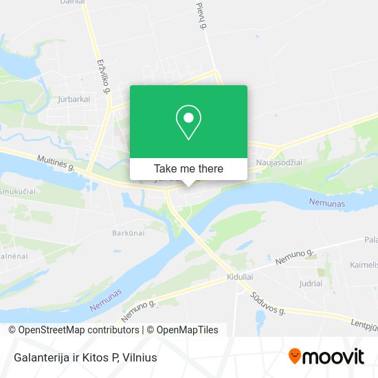 Карта Galanterija ir Kitos P