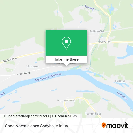 Карта Onos Norvaisienes Sodyba