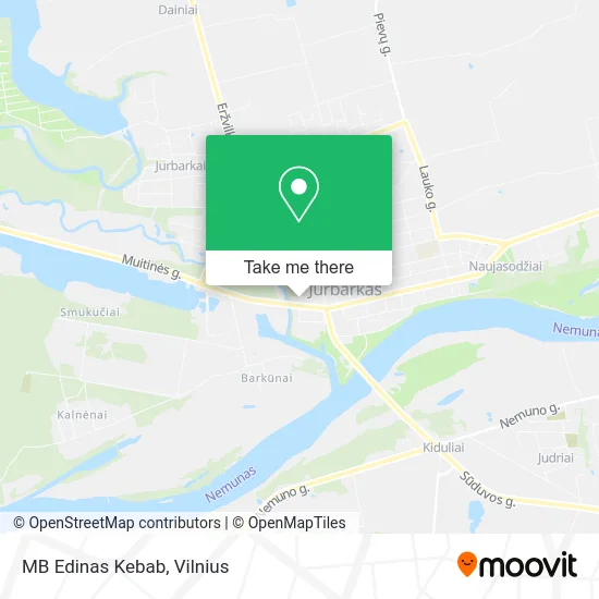 Карта MB Edinas Kebab