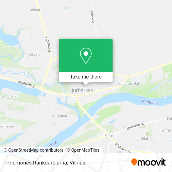 Карта Priemones Rankdarbiama
