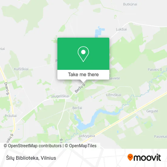 Карта Šilų Biblioteka