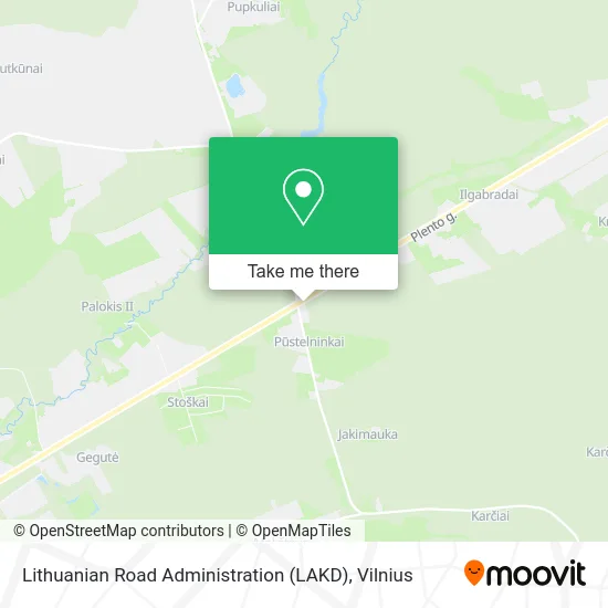 Карта Lithuanian Road Administration (LAKD)