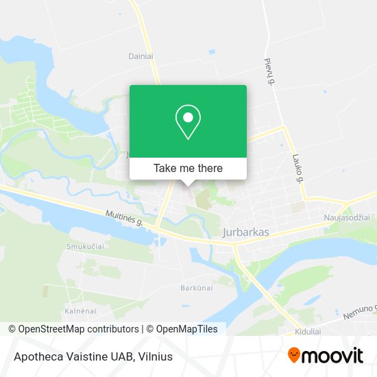 Карта Apotheca Vaistine UAB