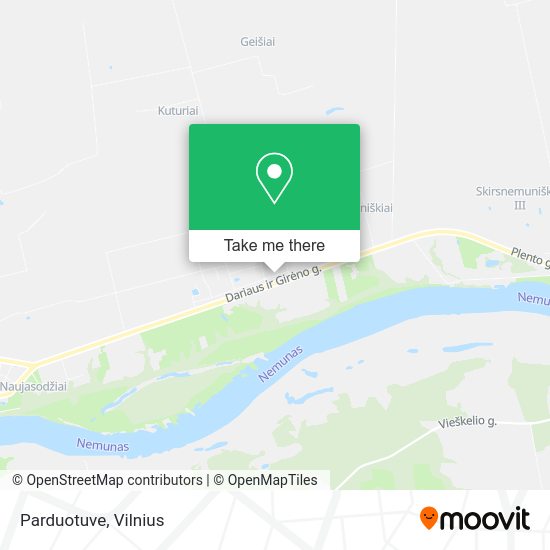 Карта Parduotuve