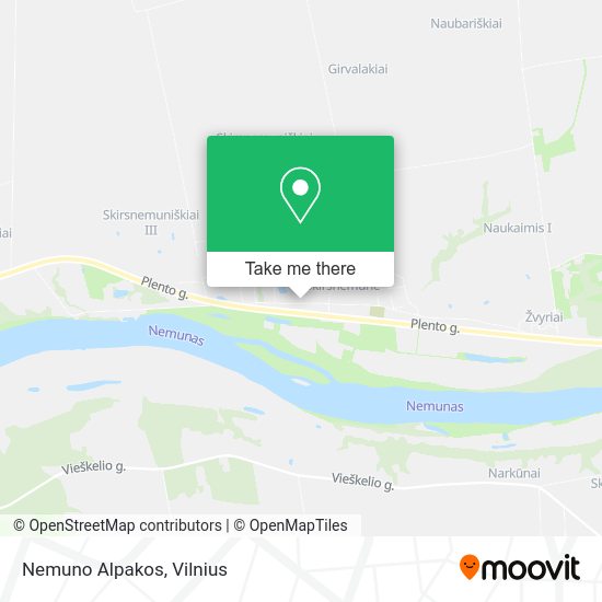 Карта Nemuno Alpakos