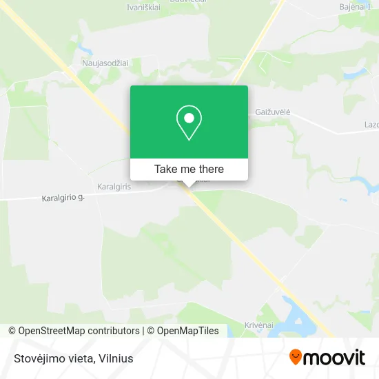 Карта Stovėjimo vieta