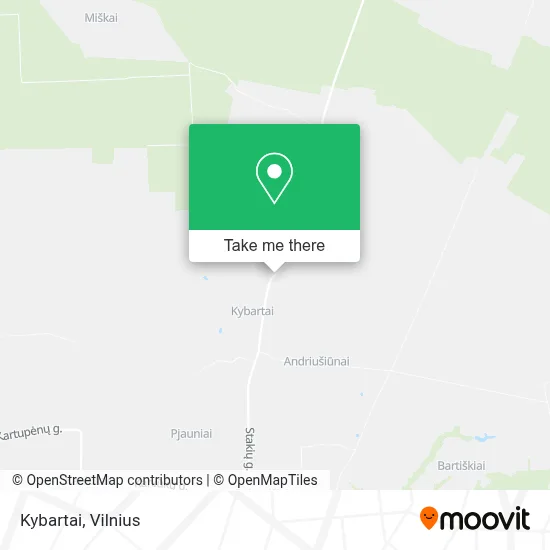 Kybartai map
