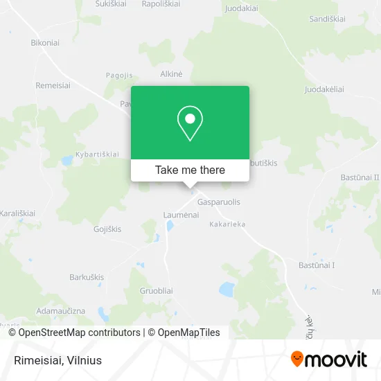 Карта Rimeisiai