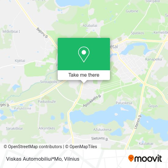 Карта Viskas Automobiliui*Mo