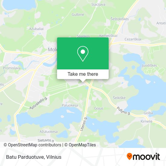 Карта Batu Parduotuve