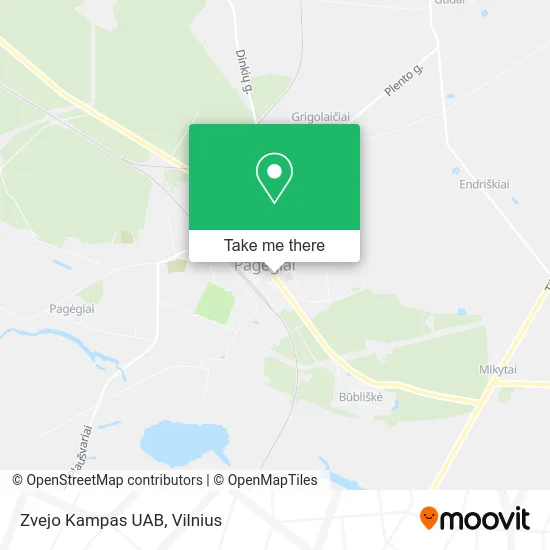 Карта Zvejo Kampas UAB