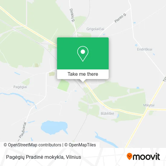 Карта Pagėgių Pradinė mokykla