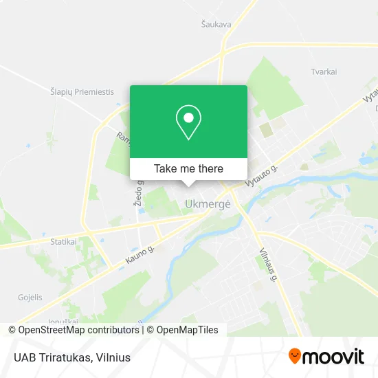 Карта UAB Triratukas
