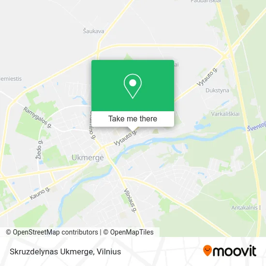 Карта Skruzdelynas Ukmerge