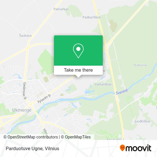 Карта Parduotuve Ugne