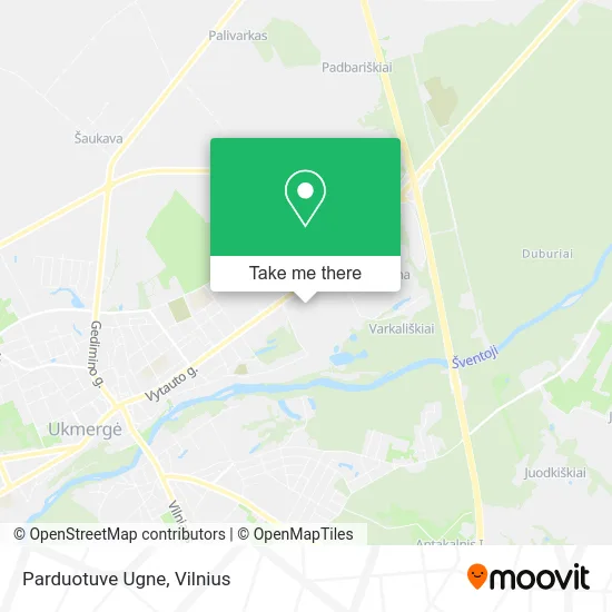 Карта Parduotuve Ugne