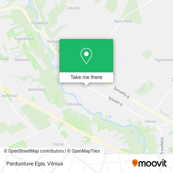 Карта Parduotuve Egle