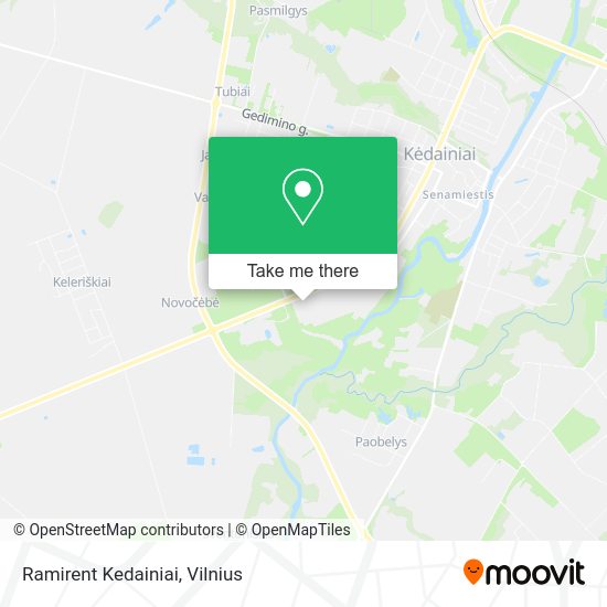 Карта Ramirent Kedainiai
