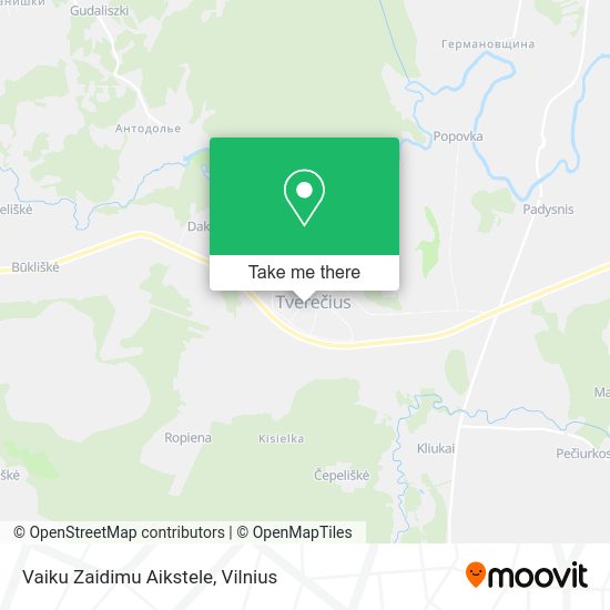 Карта Vaiku Zaidimu Aikstele