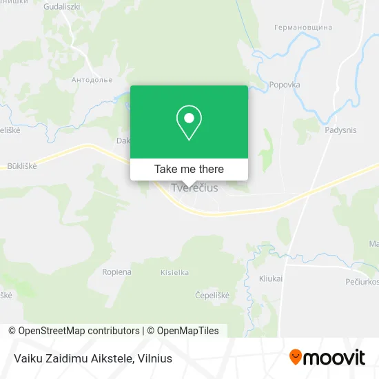 Карта Vaiku Zaidimu Aikstele