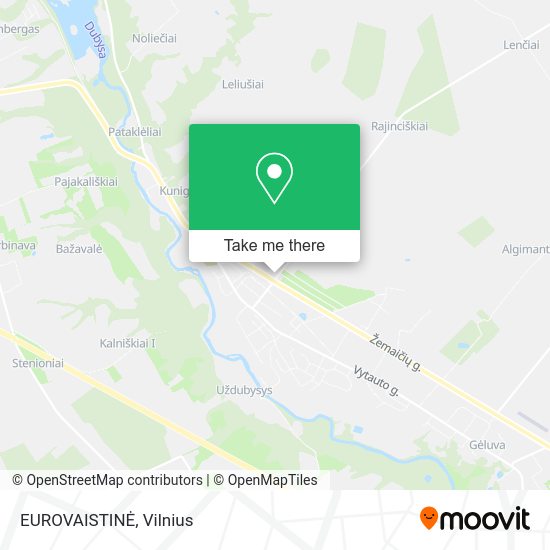 Карта EUROVAISTINĖ
