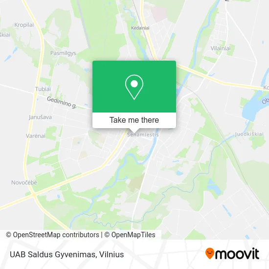 Карта UAB Saldus Gyvenimas