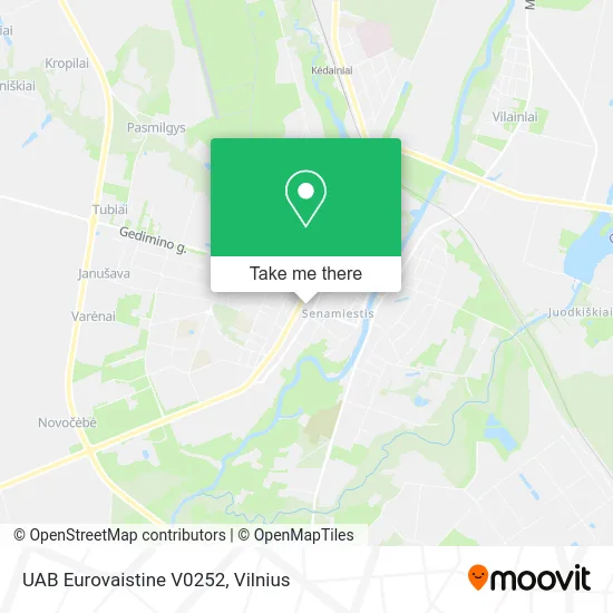 Карта UAB Eurovaistine V0252