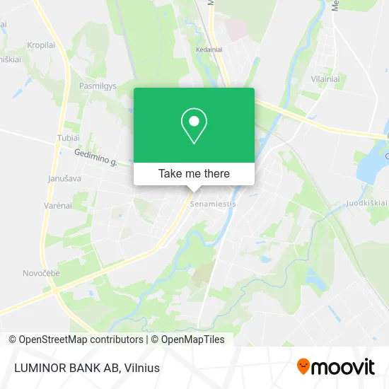 Карта LUMINOR BANK AB