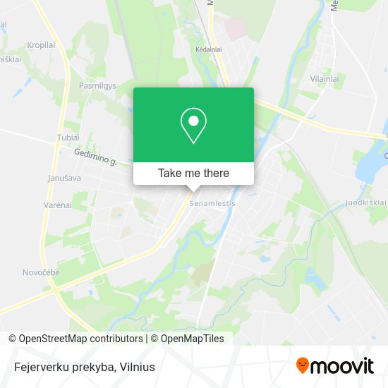 Карта Fejerverku prekyba
