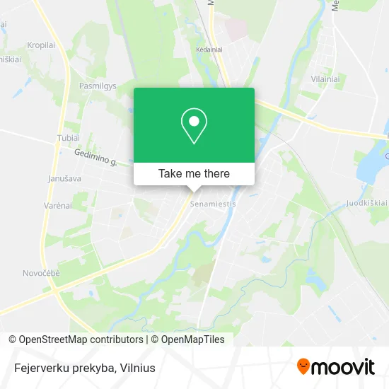 Карта Fejerverku prekyba