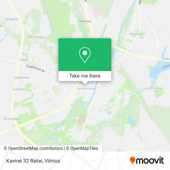 Карта Kavinė 32 Ratai