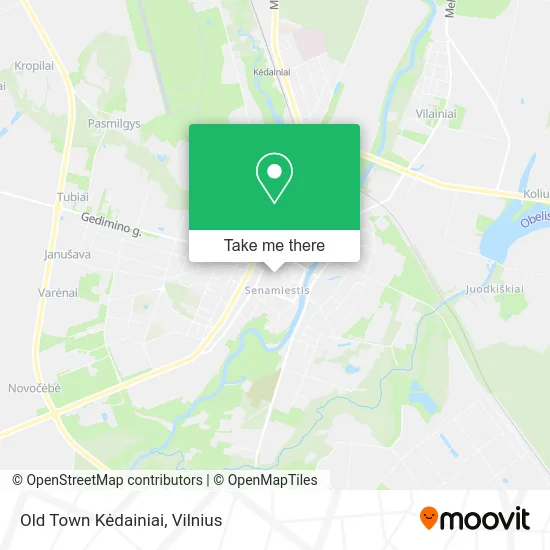 Карта Old Town Kėdainiai