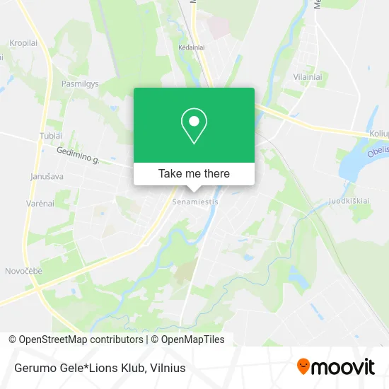Gerumo Gele*Lions Klub map