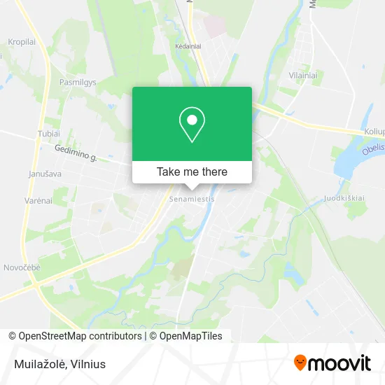 Карта Muilažolė