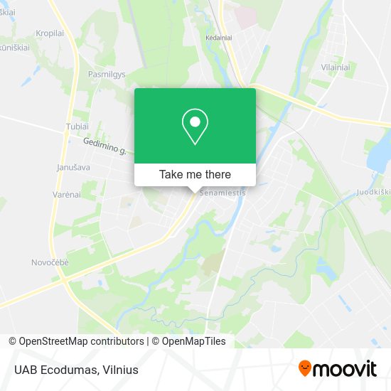 Карта UAB Ecodumas