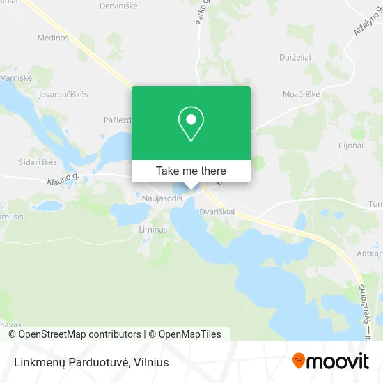 Карта Linkmenų Parduotuvė