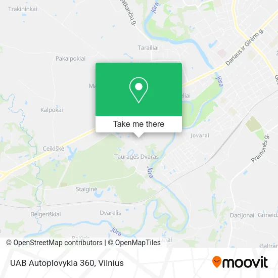 Карта UAB Autoplovykla 360